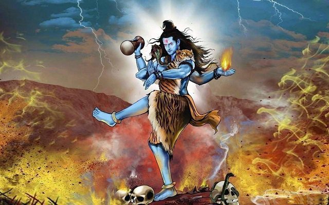 Shiva takes the form of Nataraja to suppress Apasmara – the symbol of ignorance
